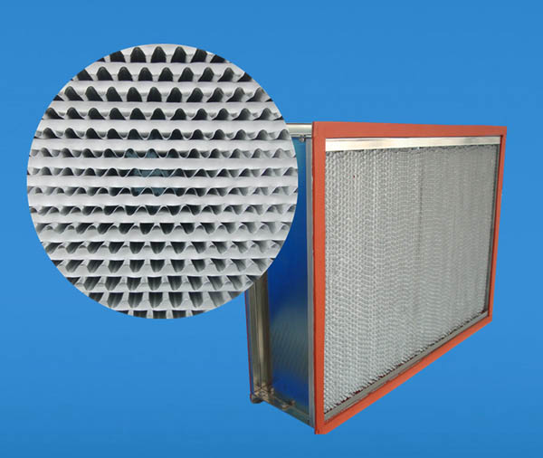 耐高温高效过滤器用于瞬间最高温度可达300度,恒温可达260度左右,性能稳定可靠。