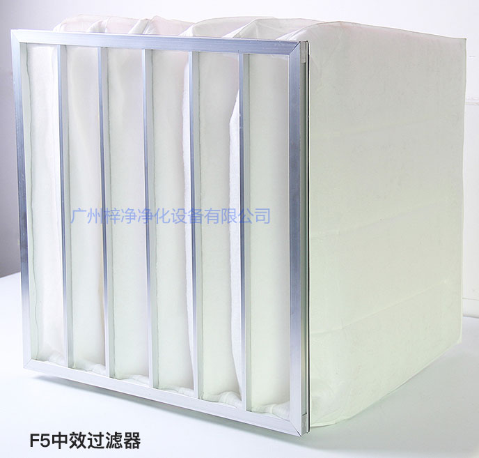 F5级袋式中效过滤器主要用于商业大楼、剧院、车站。