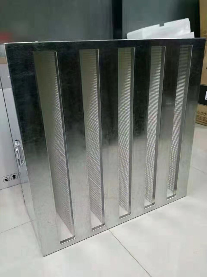 V型高效空气过滤器又称W型高效过滤器，箱式高效过滤器，W型V型组合式高效过滤器