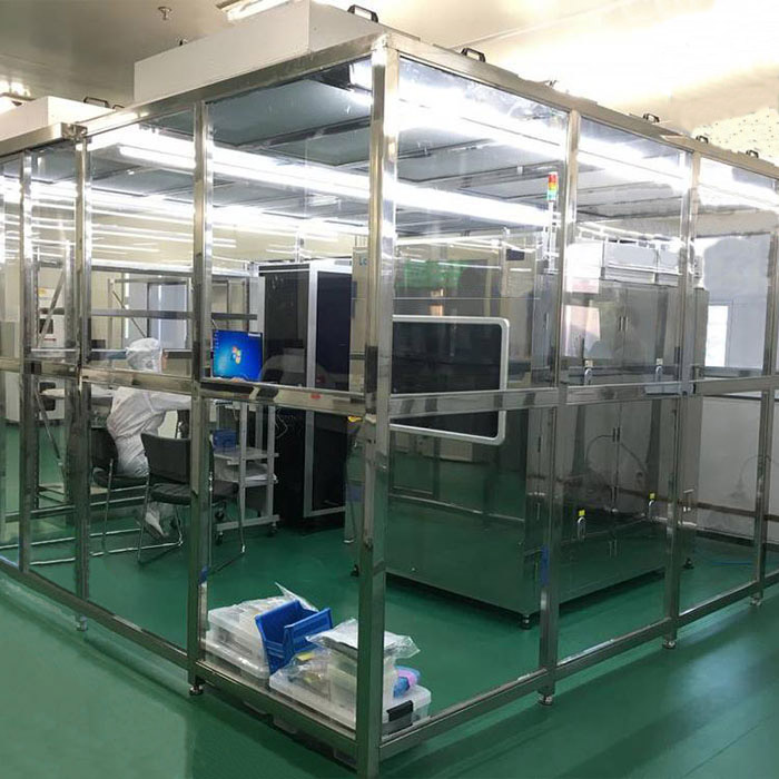 净化棚产品配制 框架：以工业铝材（或不锈钢方通、铁方通喷塑）